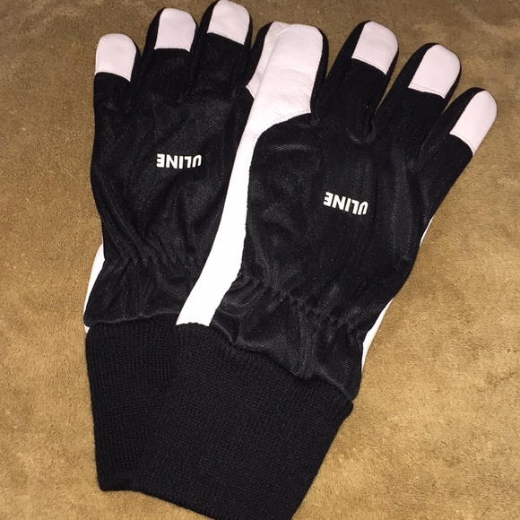 Cozy ☃️ 🆕 Leather Palm Gloves L - Picture 2 of 4